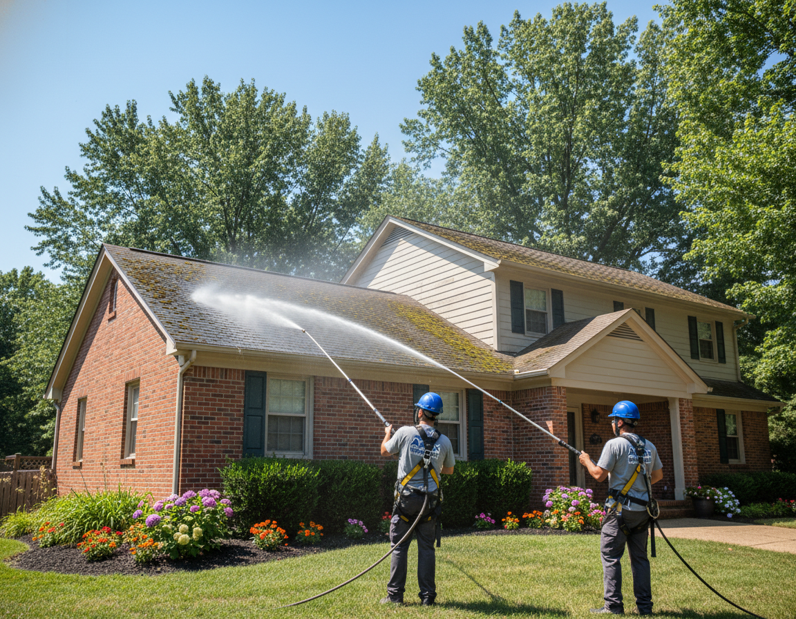 Roof Cleaning In Hilliard
